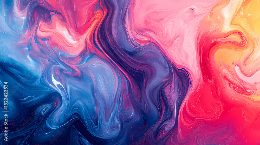 Mesmerizing fluid dynamics of vibrant chromatic swirls and blends a captivating and ethereal abstract background featuring dynamic. Effervescent Hues. Illustration Mesmerizing fluid dynamics of vibrant chromatic swirls and blends a captivating and ethereal abstract background featuring dynamic. Effervescent Hues. Illustration