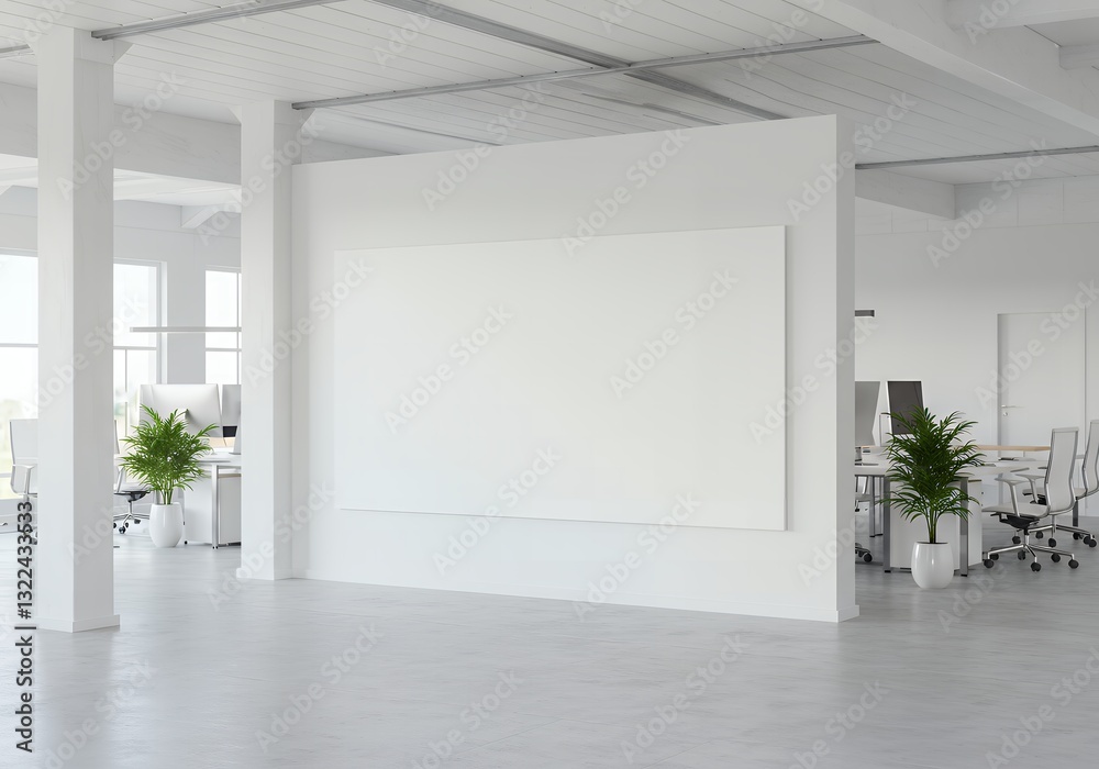 Fototapeta premium Spacious Modern Office Design