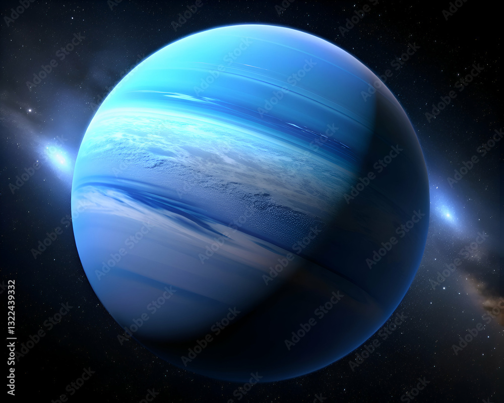 Fototapeta premium Neptune. Majestic Gas Giant in the Cosmos