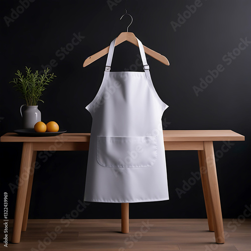 A mesmerizing chef blank kitchen apron mockup