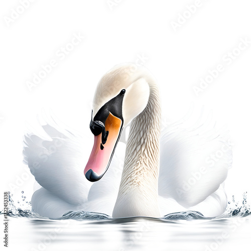 Fototapeta Naklejka Na Ścianę i Meble -  mute swan cygnus 