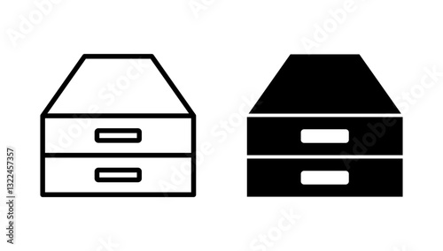 Archive folders icon vector. Document vector icon. Archive storage icon.