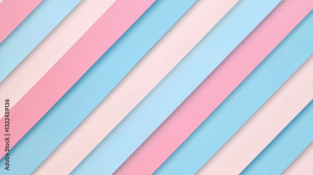 Fototapeta premium Modern Abstract Geometric Background with Diagonal Pink and Blue Stripes