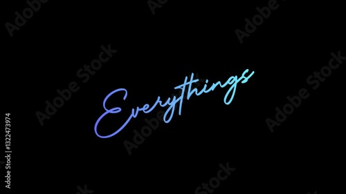  every things text animation