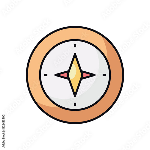 Compass  vector icon