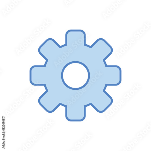 Settings Gear vector icon