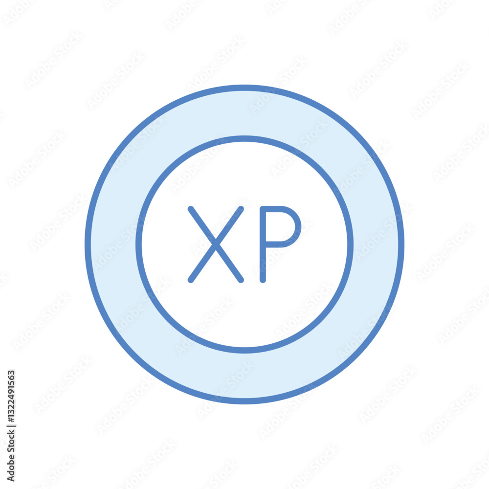 Experience Point vector icon Experience Point vector icon