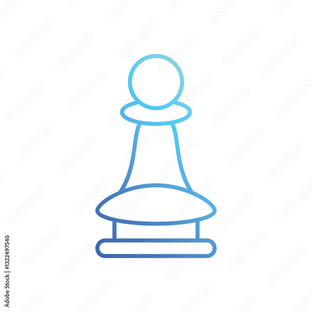 Pawn vector icon Pawn vector icon