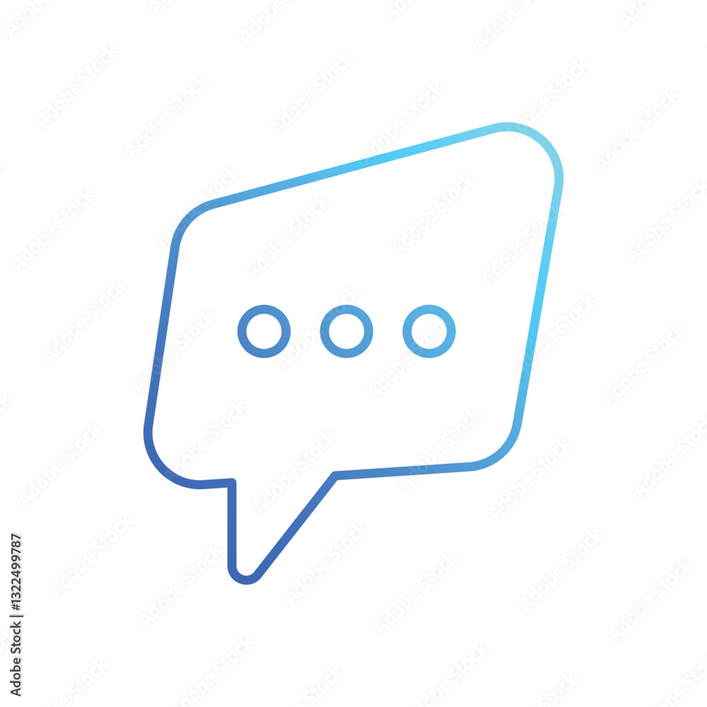 Chat Bubble vector icon Chat Bubble vector icon
