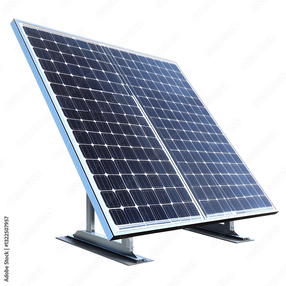 solar pannel isolated on white background, png