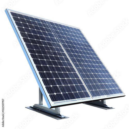 Obraz na płótnie solar pannel isolated on white background, png w salonie