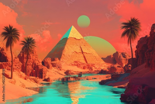 Vibrant Landscape of Iconic Architecture in Egypt