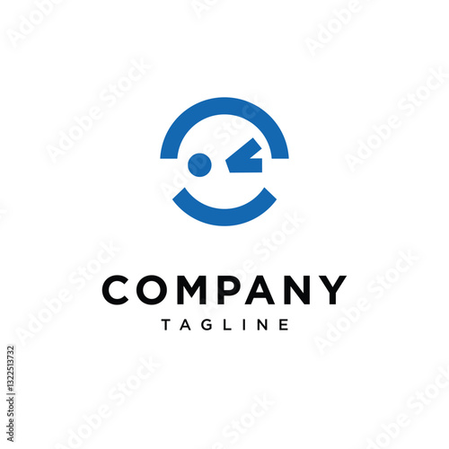 Winking and smile icon logo icon vector.