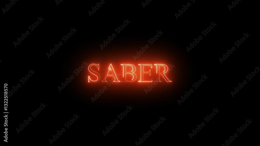 Abstract golden neon texture animation, on black background. Abstract golden neon texture animation, on black background.