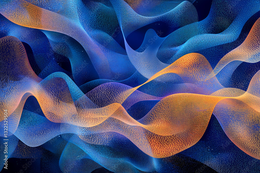 An Abstract Digital Artwork That Captures the Essence of a Futuristic An Abstract Digital Artwork That Captures the Essence of a Futuristic