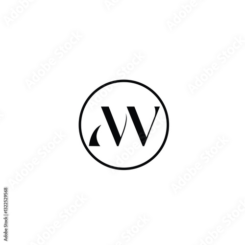 Free Download Aw monogram logo  - GFXLoad