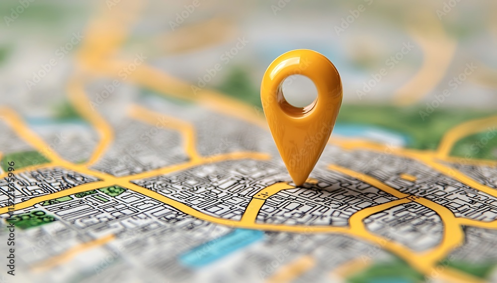 custom made wallpaper toronto digitalA location pointer marks its place on an illustrated map