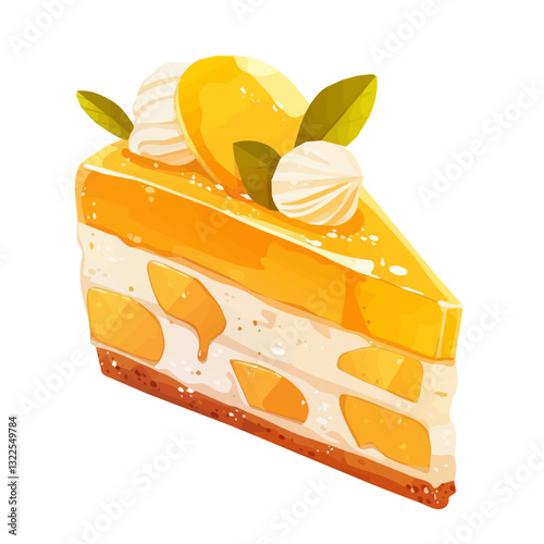 Mango Mousse Cake – A Tropical Dessert Dream
