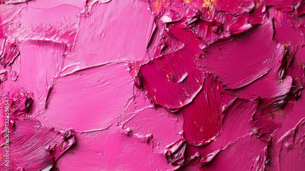Obraz premium Vibrant Bright Pink and Magenta Colorful Background with Clean Lines and Abstract Shapes
