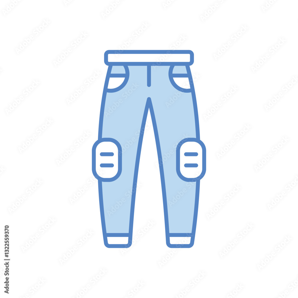 Protective Pant Vector icon Protective Pant Vector icon