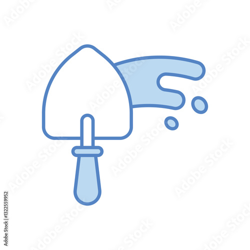 Trowel   Vector icon