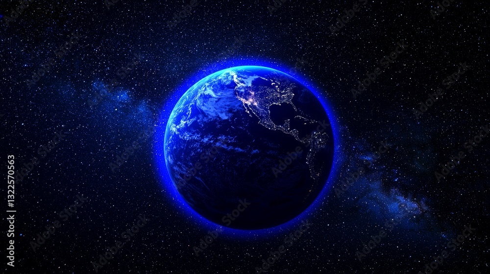 Earth in the vastness of space Earth in the vastness of space