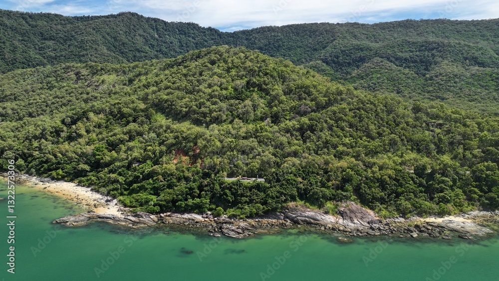 Naklejka premium Coastal Road Australia Ocean view scenic 