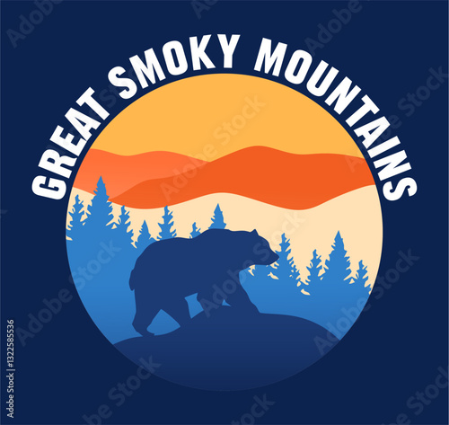 beautiful view in great smoky mountain national park