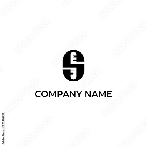 podcast letter s logo design collection