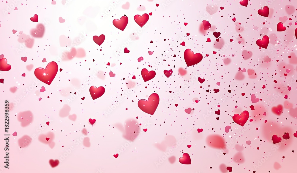 Romantic heart confetti background (5) Romantic heart confetti background (5)