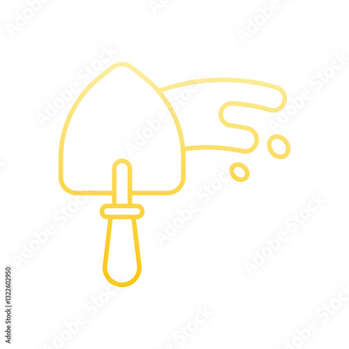 Trowel   Vector icon