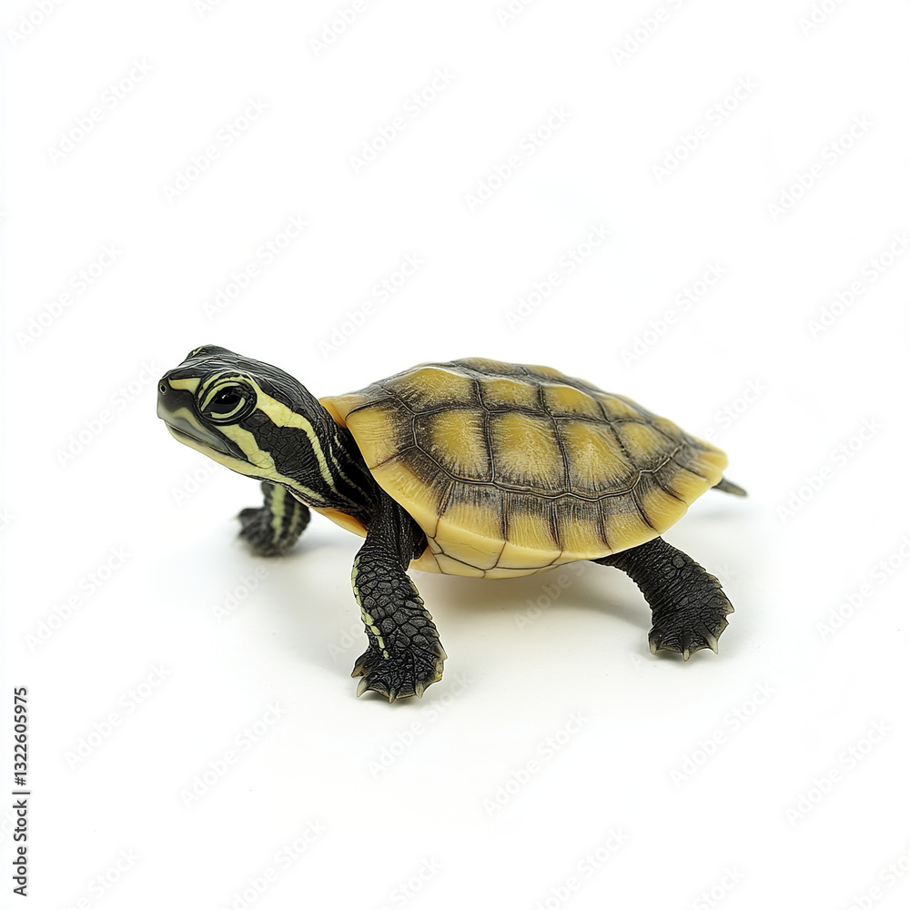 Obraz premium baby turtle isolated on white background