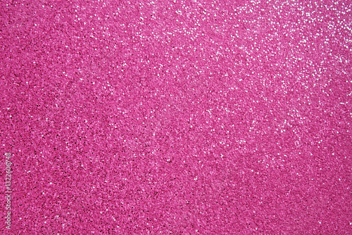 A hot pink glitter texture background, vibrant and shiny, creating a bright and eye-catching effect. The sparkling surface adds a fun and energetic vibe, perfect for creative or festive design project