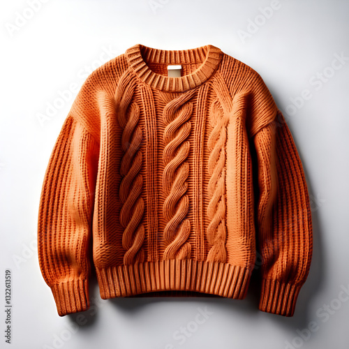 가을 겨울 옷 스웨터 orange 따뜻한 느낌 fw fall winter sweater background 쇼핑몰 옷사진 촬영 겨울스웨터 두터운 두툼한 오렌지 컬러 채도가 낮은 꽈베기 패턴 무늬 섬유 도톰한 따스한 cloth 원단 옷감 천 실 원사 라벨 label 의류 멋 trend steady 복장