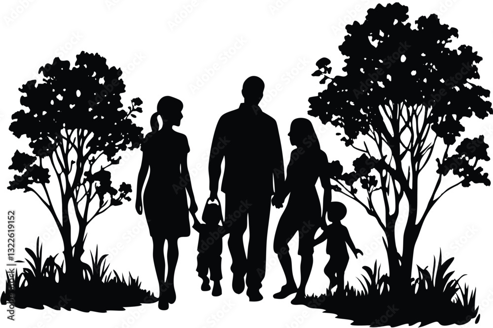 People enjoying the outdoors park silhouettes People enjoying the outdoors park silhouettes