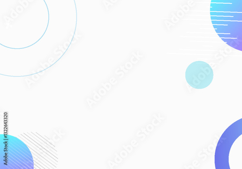 Sleek and modern composition with well-defined shapes and depth.