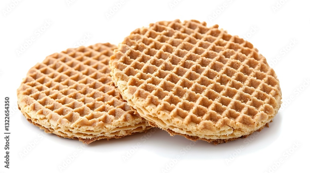 Wafer biscuit isolated on white background Wafer biscuit isolated on white background