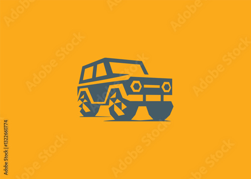 Low-Poly Car Logo – A sleek car with a low-poly design, representing modernity, technology, and performance.