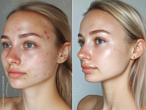 Before and After Skin Transformation