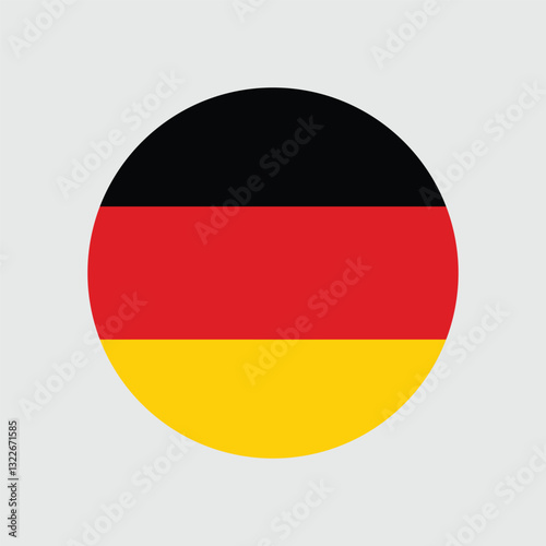 Germany Flag Sphere Vector