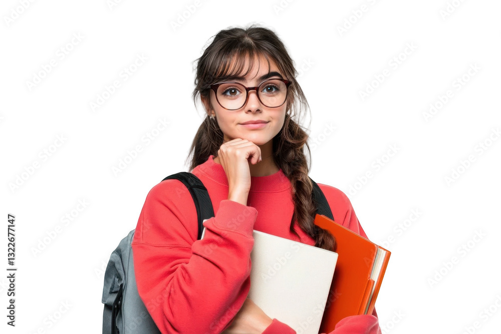 Young student caucasian woman over isolated background and looking up
Young student caucasian woman over isolated background and looking up