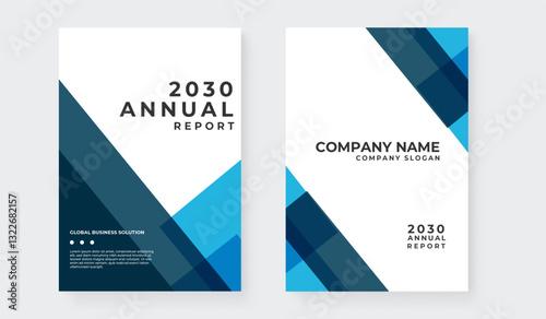 Book cover template for Brochure Annual Report Magazine Corporate Presentation Flyer layout