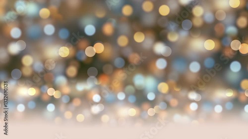 Blurry colorful blinking lights background
