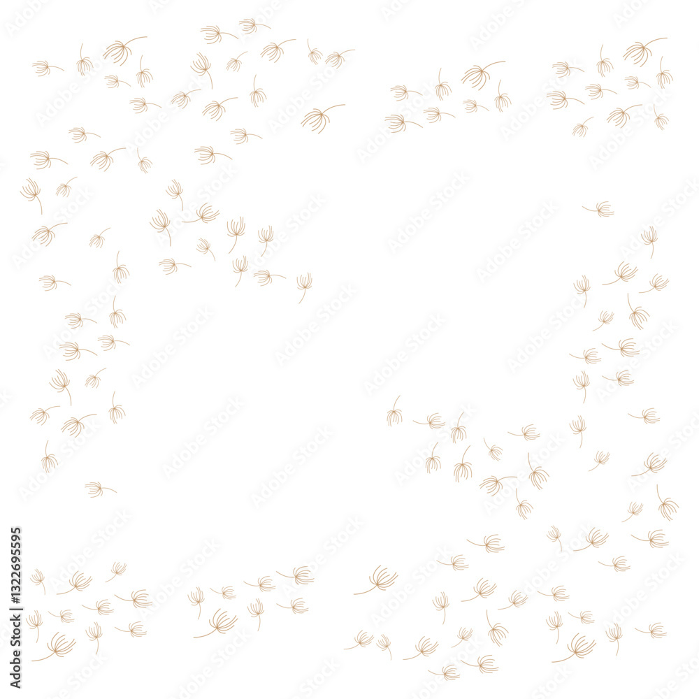 Obraz premium dandelion logo concept wallpaper background design illustration dandelion plant template flying