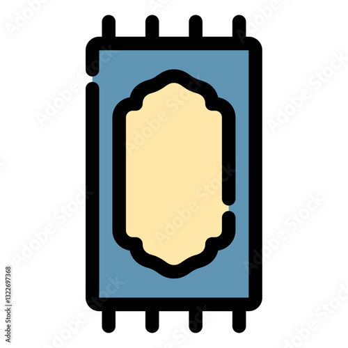 praying mat icon