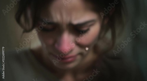 The girl crying in the corner felt overwhelmed by her emotions, seeking comfort and understanding.