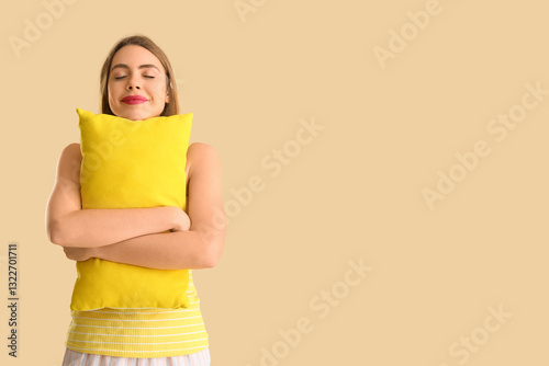 Beautiful young woman with ...