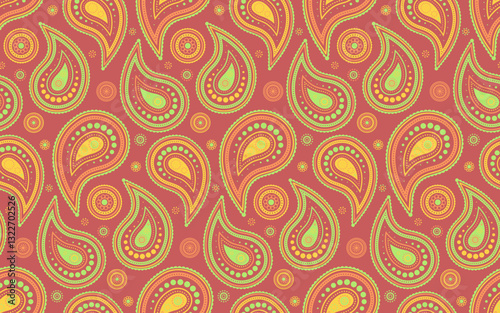 Silk ornament, wedding meadow. Vibrant tranquility of sparse vitality. Artwork decor of pretty minimal.