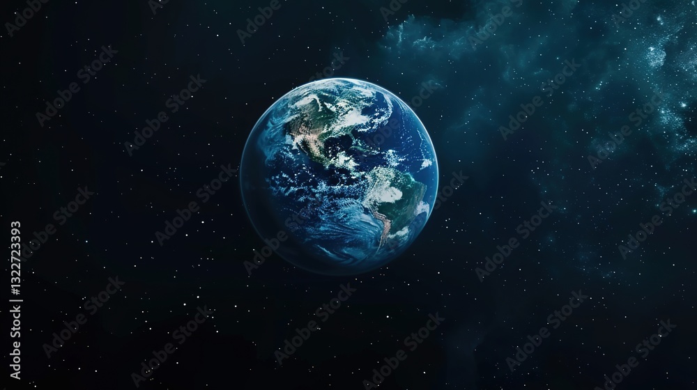 Obraz premium The Awareness - Awakening Background of Earth Day: From Cognitive Germination to a Global Action Wave