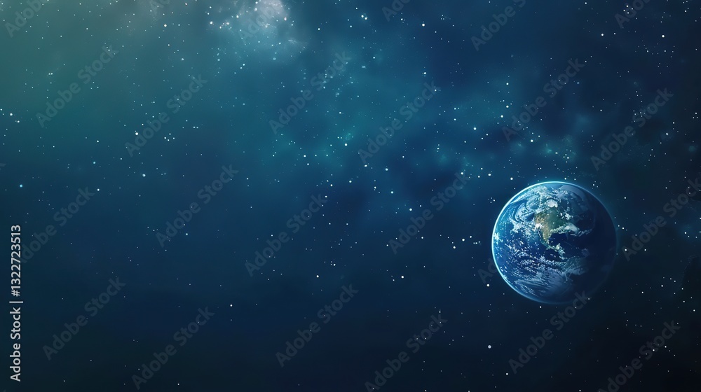 Obraz premium The Awareness - Awakening Background of Earth Day: From Cognitive Germination to a Global Action Wave